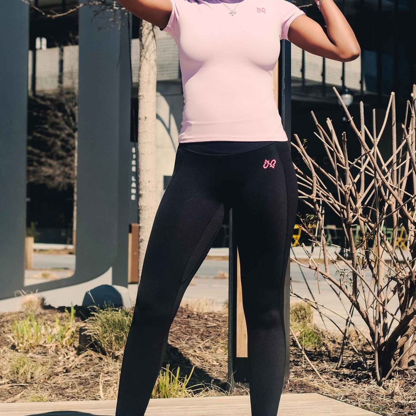 KAIRO Leggings Pink Logo