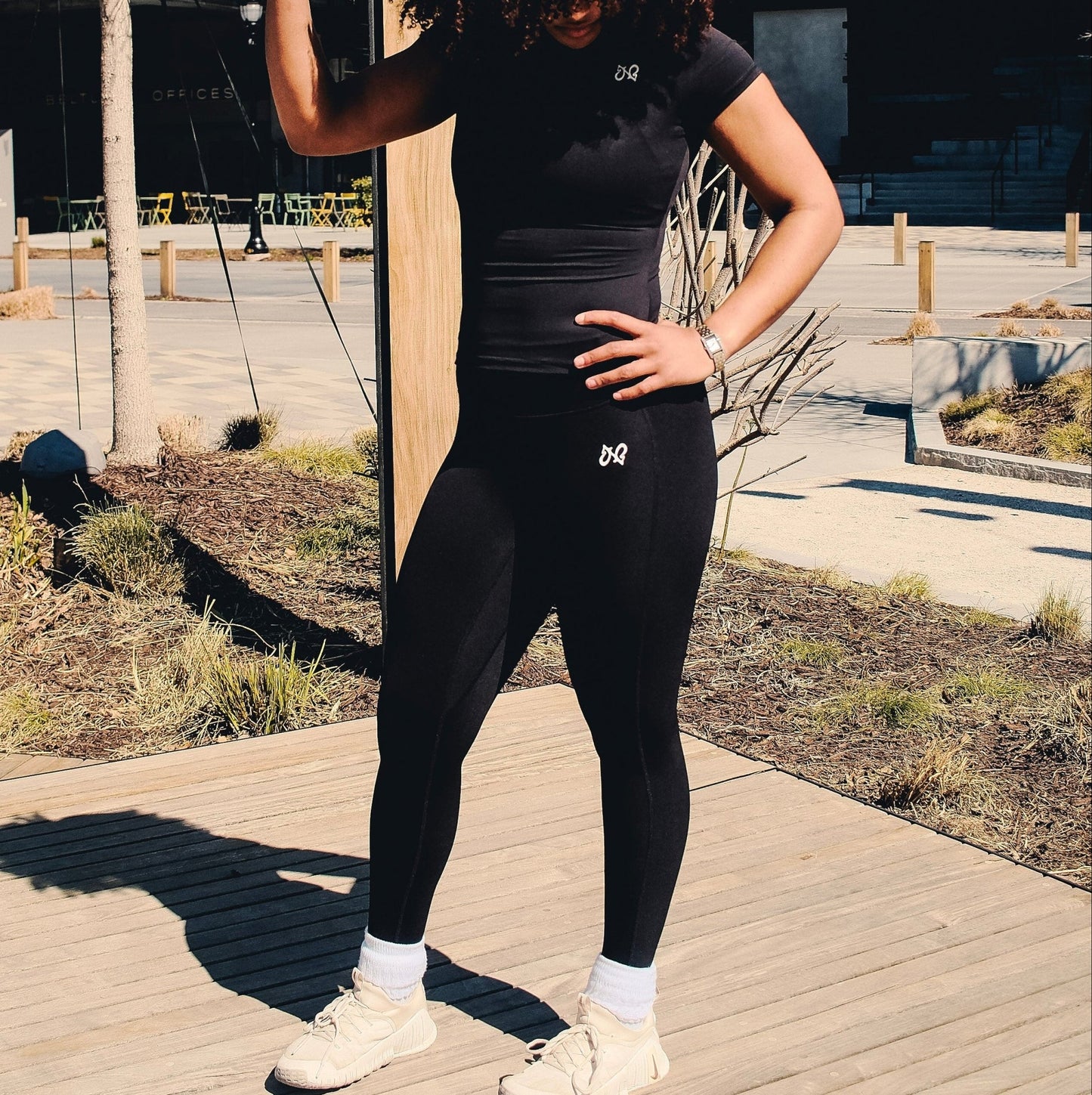 KAIRO Leggings White Logo