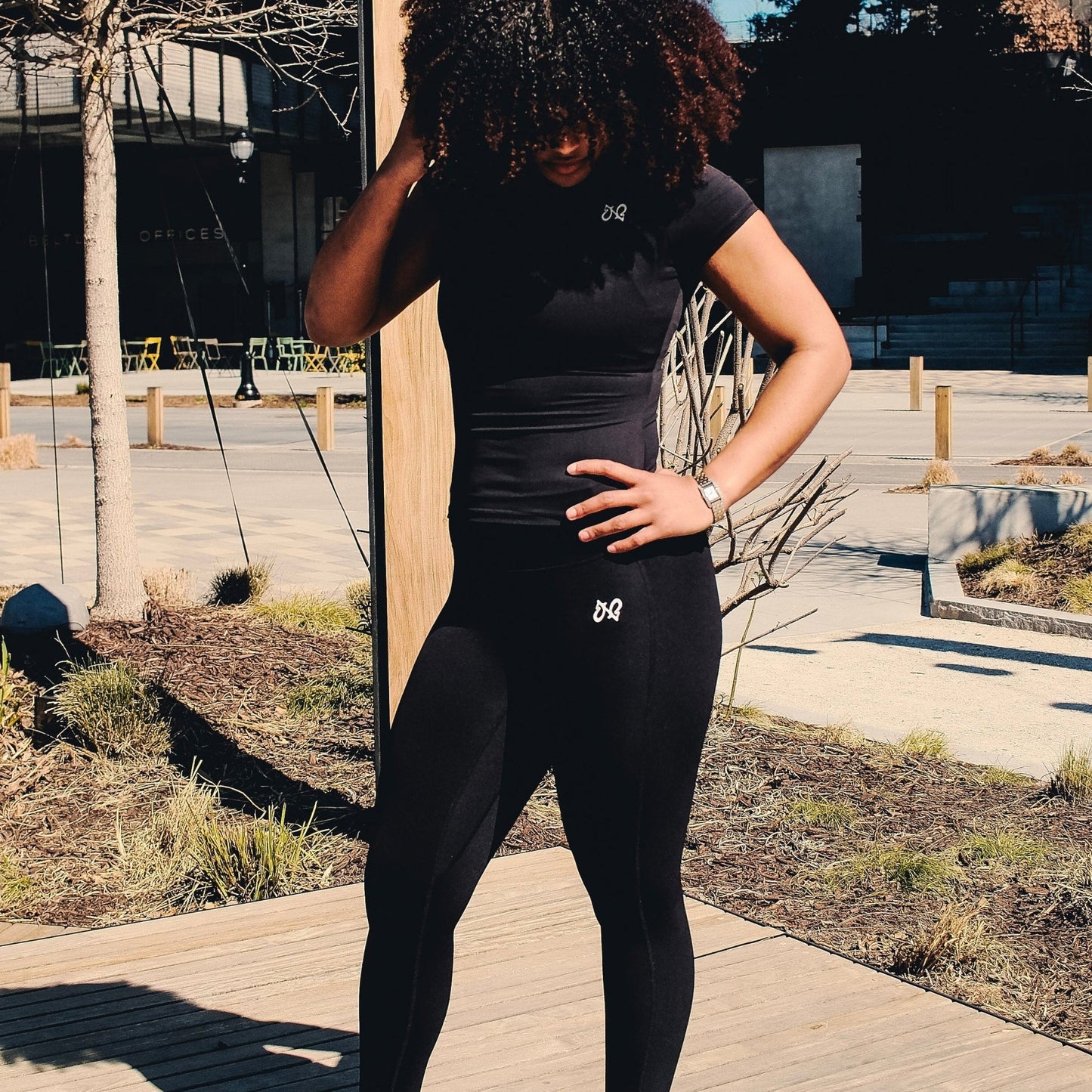 KAIRO Leggings White Logo