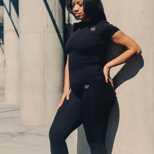 KAIRO Leggings Pink Logo